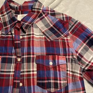 Lightweight 100% cotton bright plaid women’s shirt from H+M